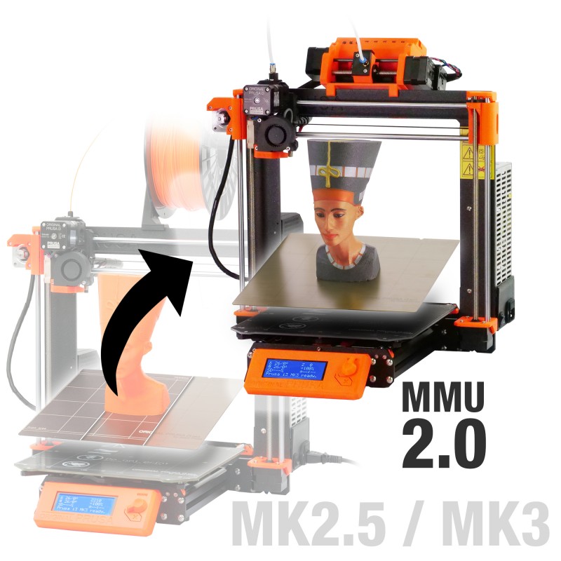 Imprimanta 3D Prusa MK3S MMUS - NordiTech