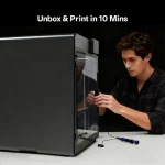 Imprimantă 3D Anycubic Kobra S1 Max – volum mare 350×350×350 mm, CoreXY, 600 mm/s
