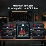 Imprimantă 3D Anycubic Kobra S1 Max – volum mare 350×350×350 mm, CoreXY, 600 mm/s