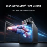 Imprimantă 3D Anycubic Kobra S1 Max Combo – 4 culori, CoreXY, volum 350×350×350 mm