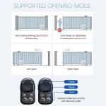 Automatizare poartă culisantă 800 kg Sihao – sistem electric complet
